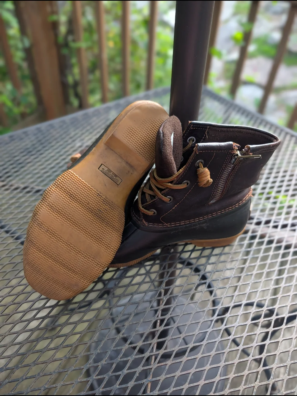 Sperry Women’s Brown Waterproof Duck Boots